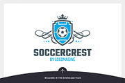 Soccer Crest Logo Template, a Branding & Logo Template by LOGOMAGINE (Thumbnail 6 of 13)