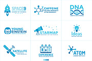Science: 108 Flat Logos Bundle, a Branding & Logo Template by ToonPlanet Vector Assets (Thumbnail 3 of 9)