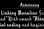 Armstrong, a Script Font by Device (Thumbnail 6 of 6)