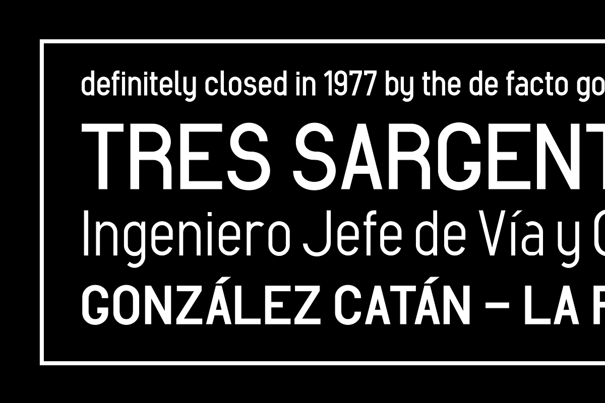Compania Railwail, a Sans Serif Font by Fabio Ares (Photo 5 of 6)