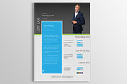 Unique Resume / Curriculum Vitae(CV), a Resume Template by DutchDigitalDesign (Thumbnail 2 of 4)