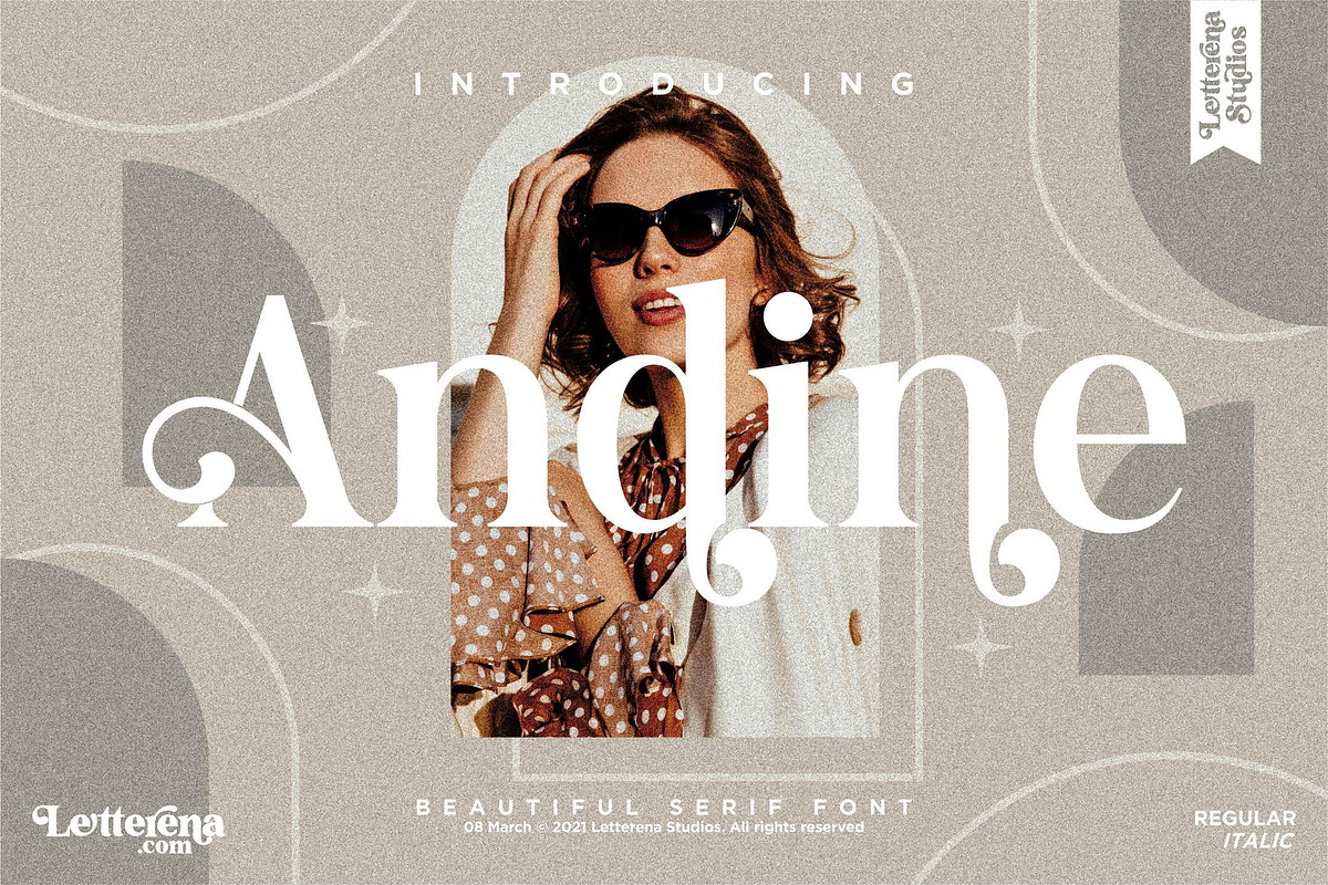 Andine Serif LS, a Script Font by GranzCreative (Photo 1 of 19)