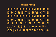 Treaks Firego - Fire Typeface Font, a Sans Serif Font by Iqsiart Studio (Thumbnail 5 of 6)