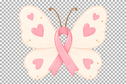 Breast Cancer Awareness Clipart Bow, a Seasonal Illustration by SugarCloudStudioArt (Thumbnail 5 of 5)