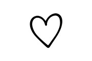 Hand Drawn Heart Doodle Vector Bundl, an Illustration by Creativeshirt (Thumbnail 14 of 48)