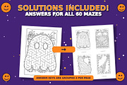 60 Halloween Mazes for Kids, a Seasonal Illustration by Dreamy Little Graphics (Thumbnail 4 of 7)