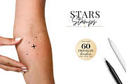 60 Stars Procreate PNG SVG, a Brush Add-On by LaurenceVArtiste (Thumbnail 6 of 7)