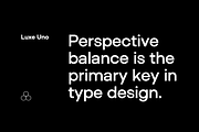 LUXE UNO - Modern Font Family, a Sans Serif Font by Designova® (Thumbnail 5 of 14)