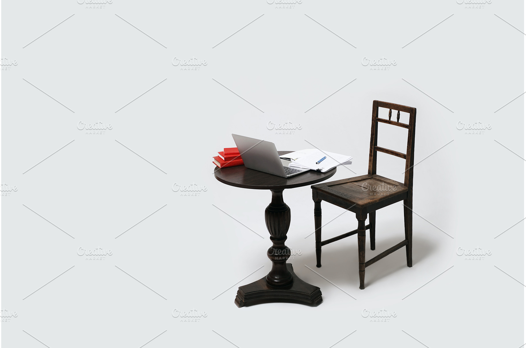 Empty table and chair with laptop, a School & Education Photo by Oleksandr Berezko