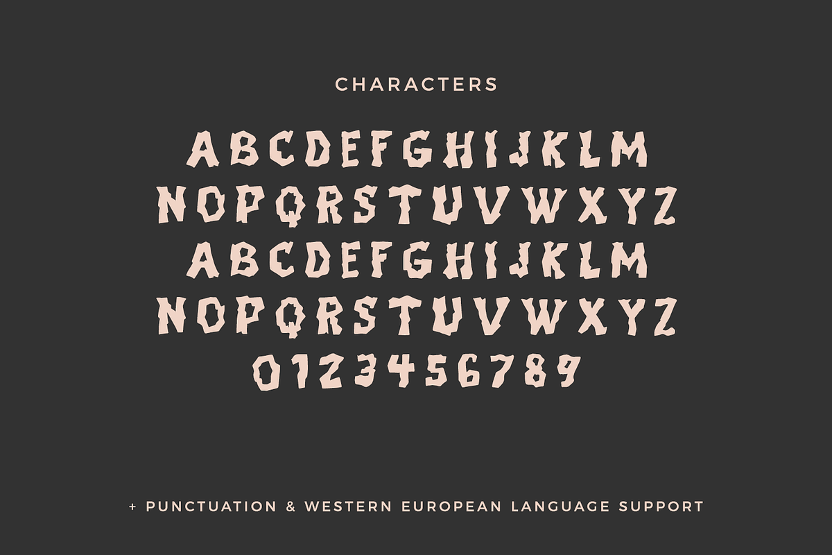 Gravedust Display Font, a Handwritten Font by Beck McCormick (Photo 10 of 10)