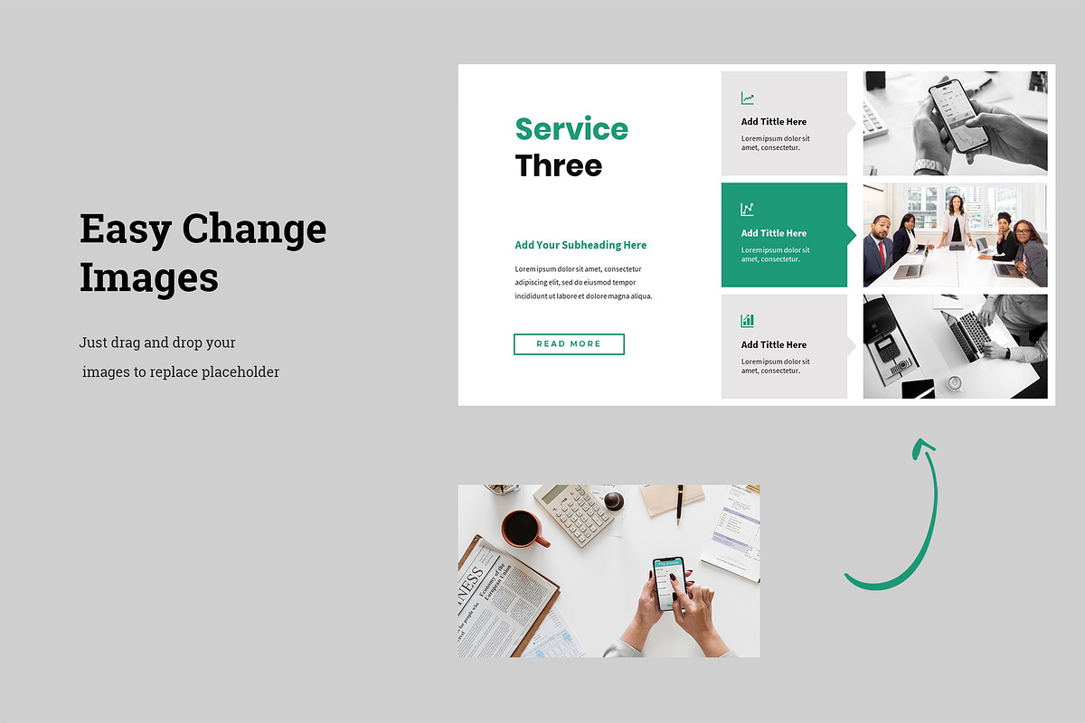 Amerce - Business Google Slides, a Presentation Template by TMint Creative