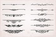 48 Vector Divider Design Elements, an Object Graphic by Digiselector Design Goods (Thumbnail 2 of 5)