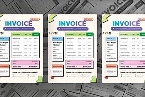 Retro Pop Delight Invoice