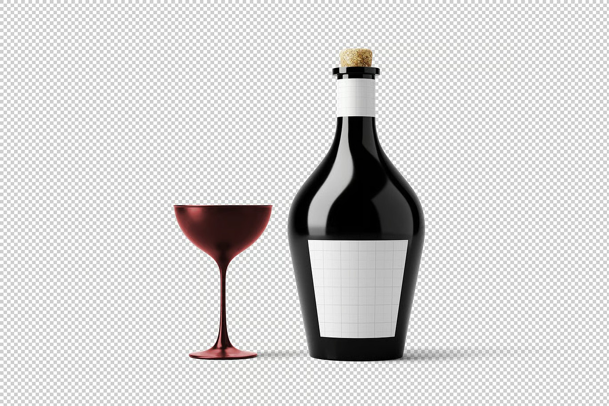Liqueur Bottle Mockup, a Product Mockup by zpackcreative (Photo 2 of 4)