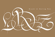 CalligraphyMasters Procreate Brushes, a Brush Add-On by the Fontmaker (Thumbnail 19 of 38)