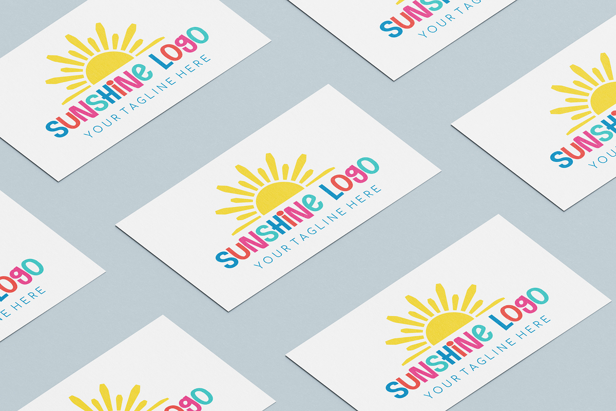 Colorful Sunshine Logo, a Graphic by EmmaGDesigner (Photo 2 of 5)