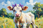 Highland Cows Bundle Set, an Animal Illustration by PLUM&FIGS (Thumbnail 3 of 14)
