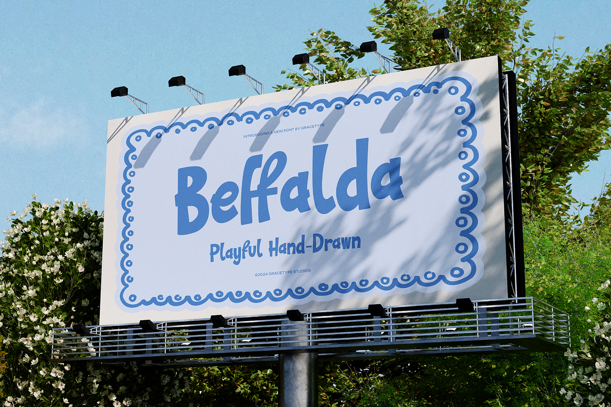 Beffalda | Playful Hand Drawn, a Handwritten Font by gracetype_studio (Photo 8 of 12)