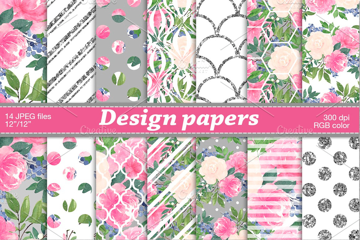 Watercolor flower Clip Art, an Illustration by Elly Studio (Photo 10 of 13)