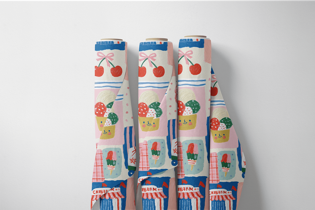 Cute Ice Cream Seamless Pattern, a Pattern Graphic by Pati Charm Studio (Photo 6 of 6)