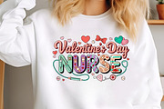 Valentine's Day Nurse Sublimation, an Illustration by Designking (Thumbnail 6 of 6)