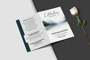 Funeral Program And Prayer Card, a Brochure Template by crazyOWL (Thumbnail 5 of 8)