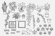 Cozy Home Hygge Scene Creator Bundle, an Object Graphic by Rose Design (Thumbnail 8 of 17)