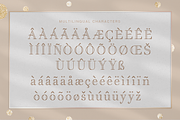 Cholas Modern Christmas Font Display, a Serif Font by Cloverons (Thumbnail 8 of 10)