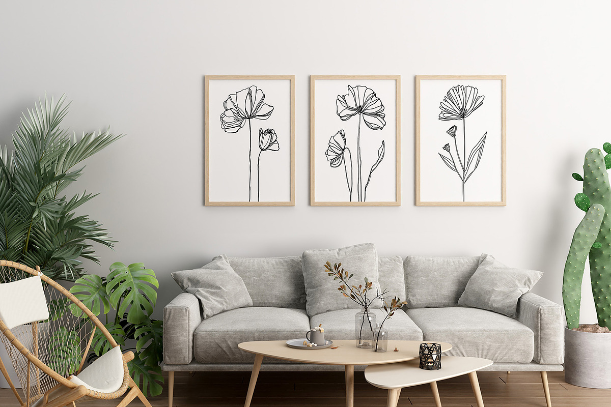 One Line Woman Flower Illustration, a Person Illustration by Vibrand Studio (Photo 2 of 11)