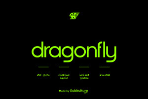 Dragonfly - Modern Sans Serif