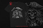 10 Bundle Dark Art Girls Pirates, an Illustration by Morspective (Thumbnail 2 of 7)