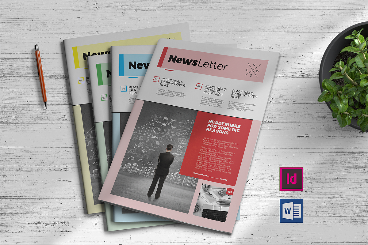 Newsletter Template, a Magazine Template by spidergraph (Photo 1 of 10)