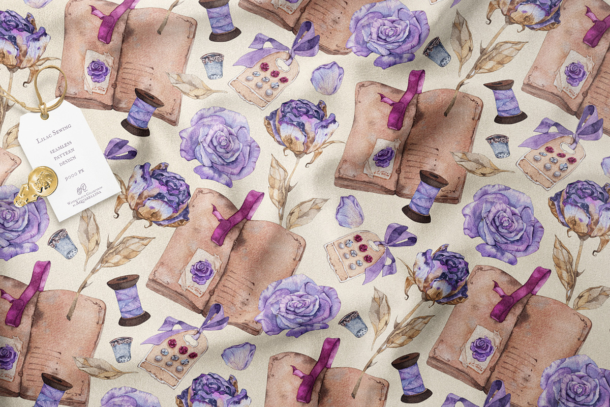 Sewing Watercolour Illustrations, an Education Illustration by Aquarellina (Photo 11 of 17)