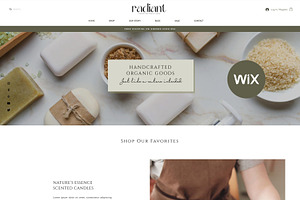 Wix Website Template - Ecommerce