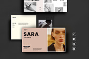 SARA | Portfolio Template, a Presentation Template by Studio Industry (Thumbnail 1 of 13)