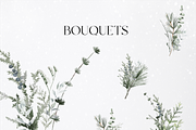 Winter aesthetic - watercolor set, a Seasonal Illustration by Youksy (Thumbnail 3 of 12)