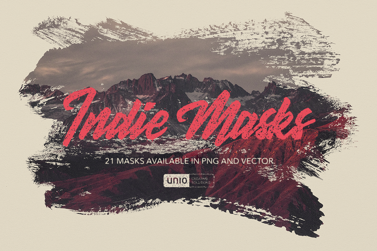 Indiemasks, a Texture Graphic by Unio Designs (Photo 1 of 10)