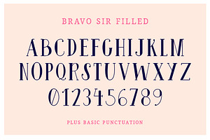 Bravo Sir Font Family