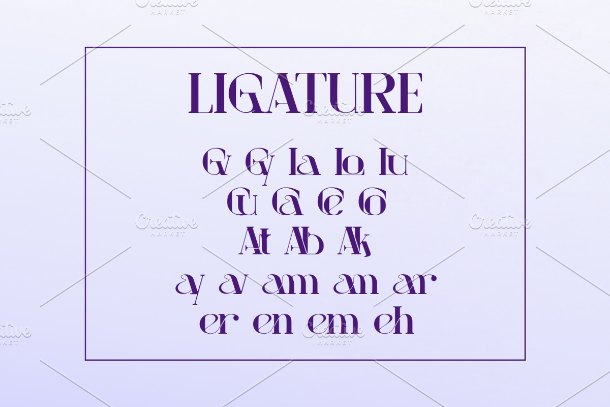 Lavender font luxuri, a Serif Font by DreamColor (Photo 3 of 5)