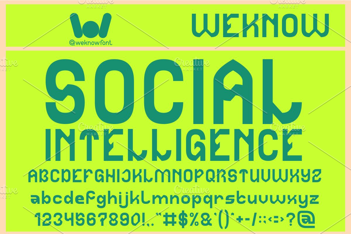Attractive font, a Font by weknow (Photo 4 of 8)