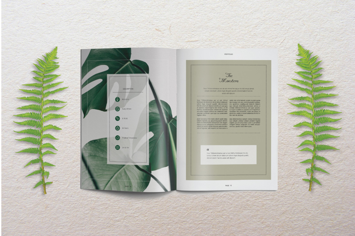 Portfolio Template Indesign Vol. 3, a Brochure Template by Tiempo co (Photo 5 of 10)