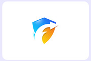 Aero Shield Logo Template, a Branding & Logo Template by Graplick (Thumbnail 1 of 2)