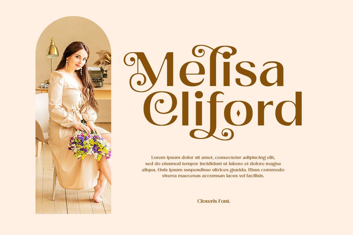Cloveris - Stylish Sans Serif Font, a Font by Letterhend Studio (Photo 2 of 10)