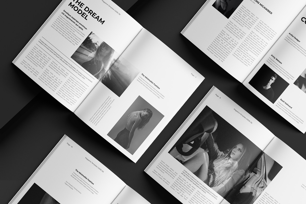 Magazine Template, a Magazine Template by DesignCrest (Photo 6 of 13)