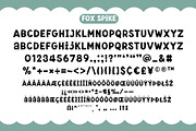 Fox Spike 5 Fonts Style, a Handwritten Font by Fox7 By Rattana (Thumbnail 6 of 11)