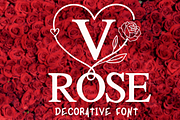 Valentine rose, a Handwritten Font by Petal Pixels (Thumbnail 1 of 9)