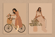 Flower Girls Abstract Posters, a Decorative Illustration by Miracles Everywhere (Thumbnail 5 of 5)