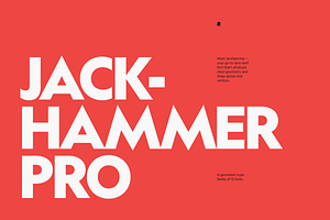 Jackhammer Pro Typeface