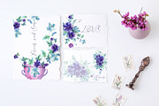 WILD ANEMONES, a Decorative Illustration by JennyColorArt (Thumbnail 5 of 12)