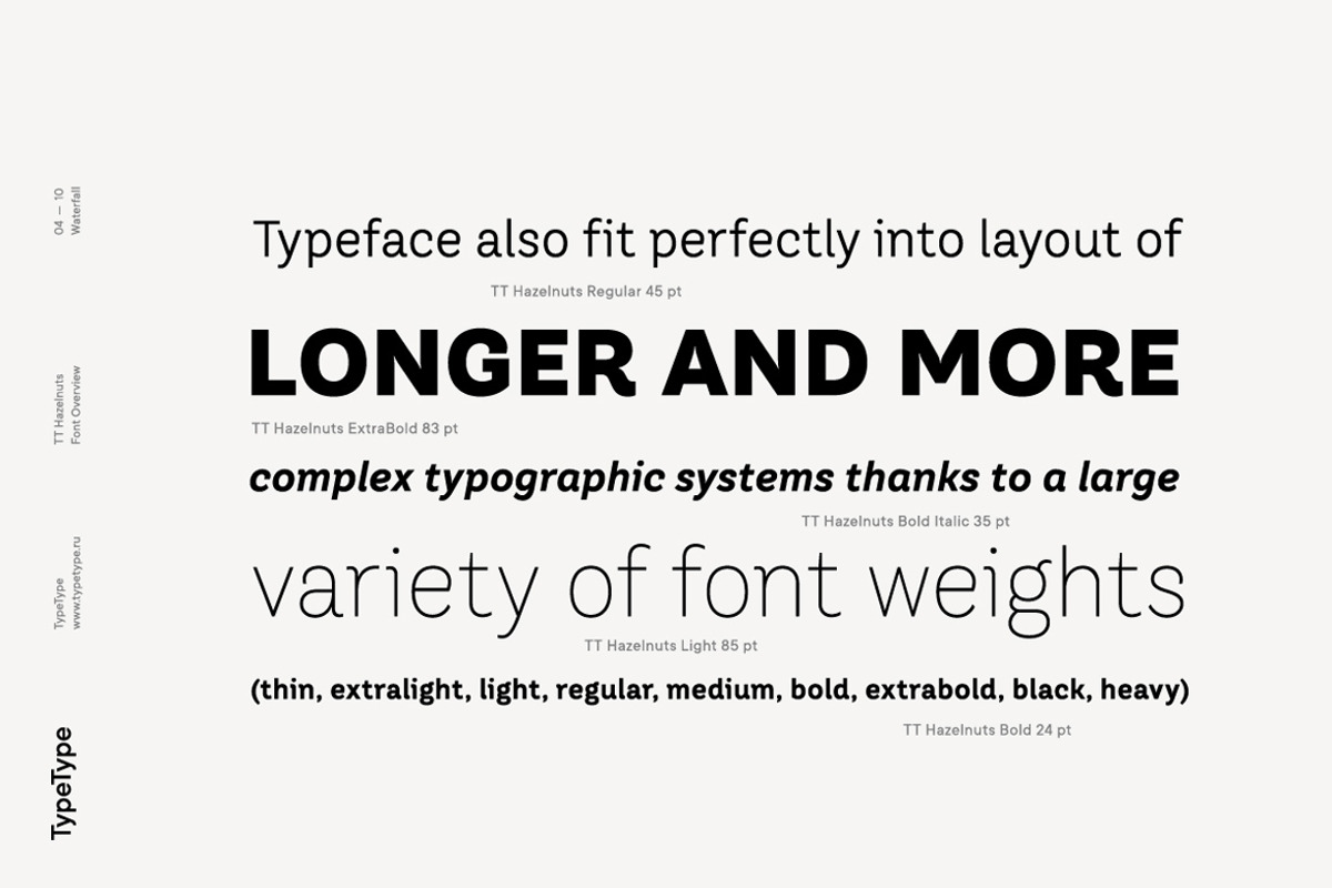 TT Hazelnuts, a Sans Serif Font by TypeType (Photo 4 of 11)
